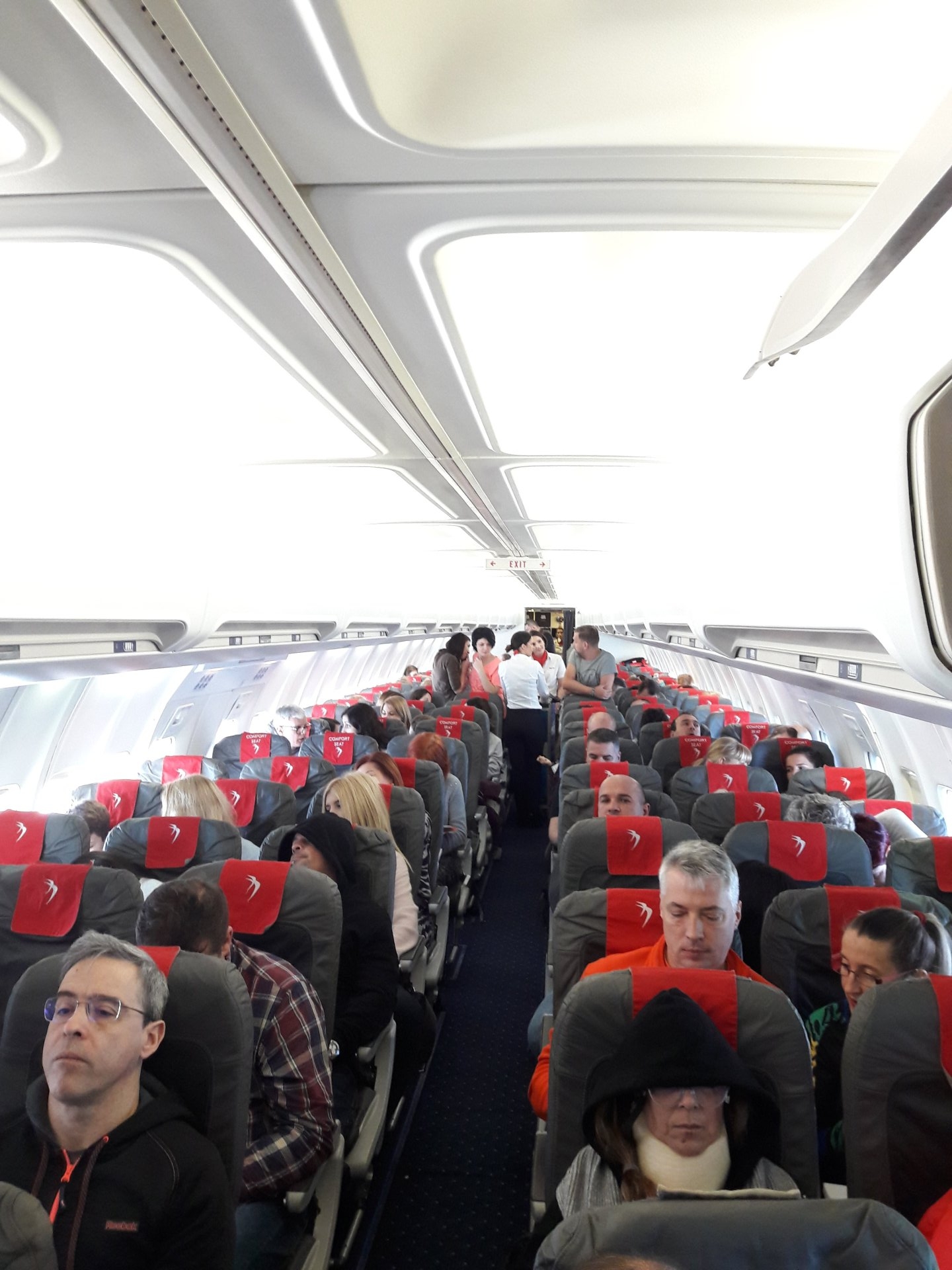 În avion spre Laponia
