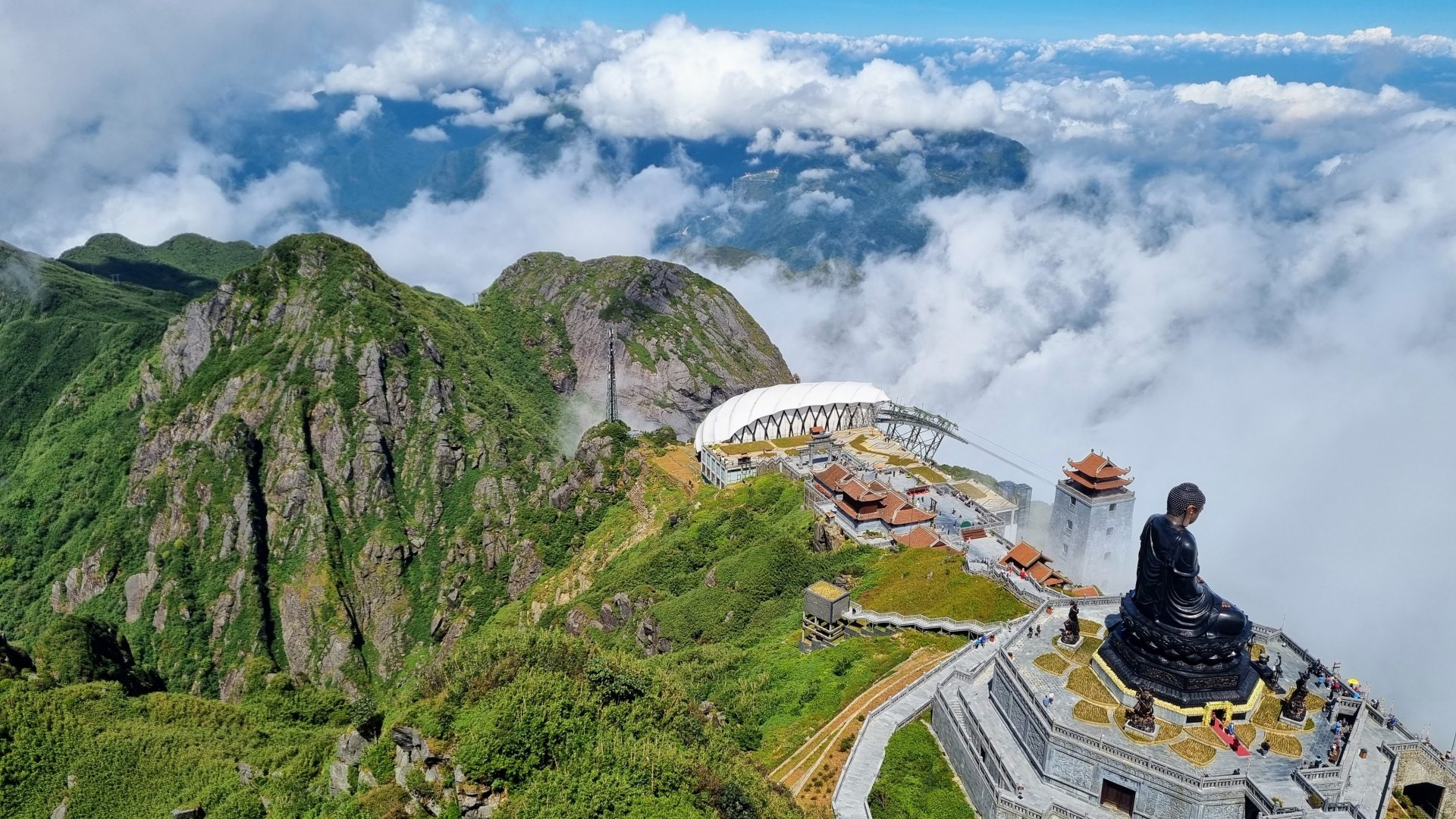 punct de vedere uimitor din parcul national hoang lien din sapa vietnam