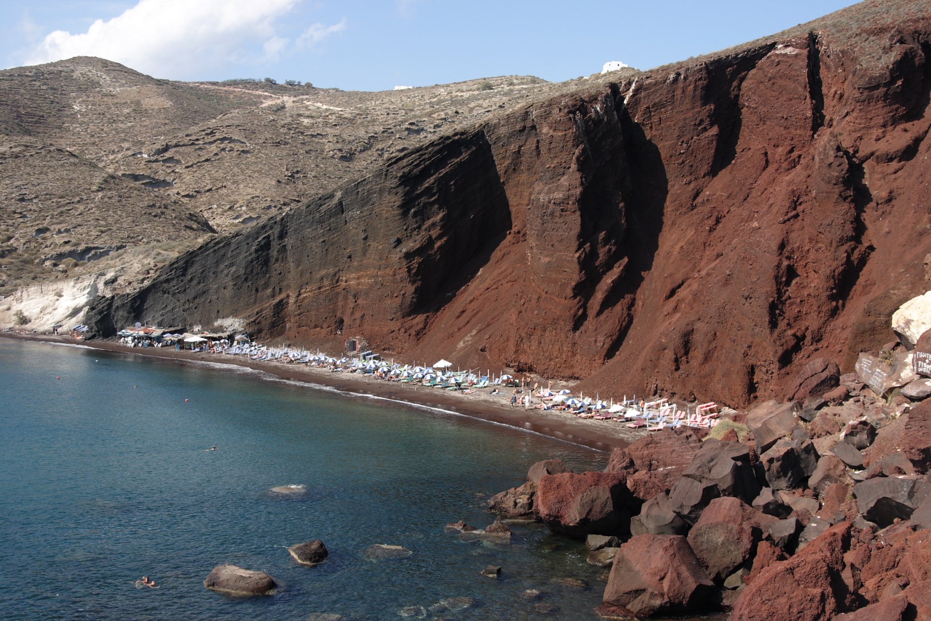 Red Beach Santorini