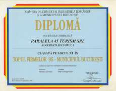Diploma CCIR -Topul firmelor 1995