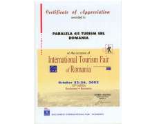 Certificat Targul International de Turism, 2003