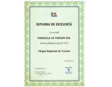 Diploma de excelenta Targul National de Turism, 2002