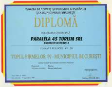 Diploma CCIR -Topul firmelor 1997