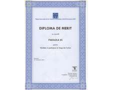 Diploma de merit Targul National de Turism, 2001