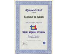 Diploma de merit Targul National de Turism, 2002