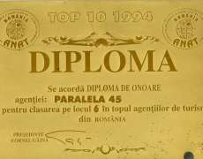 Diploma de onoare ANAT, Top 10 1994